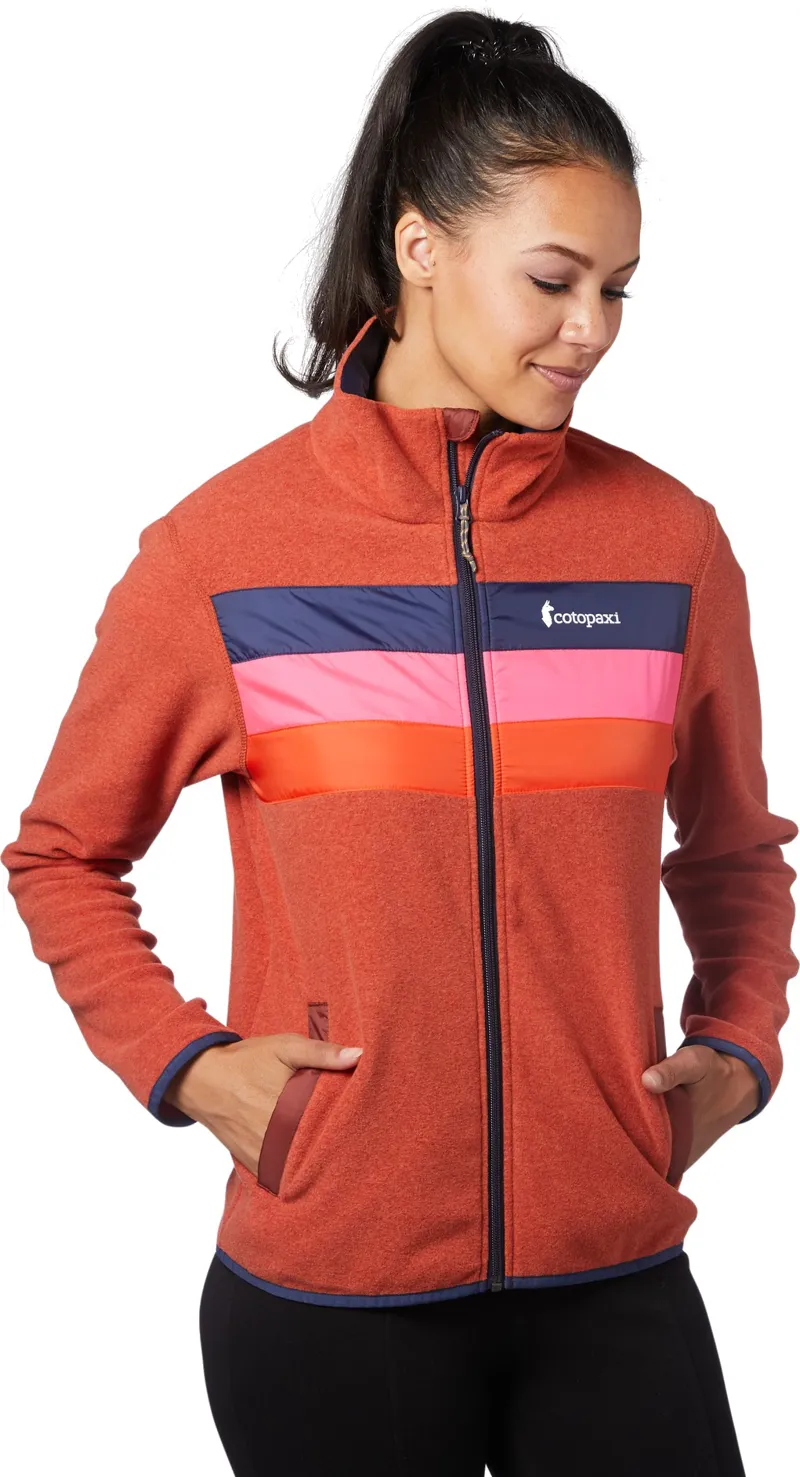 Cotopaxi Womens Teca Fleece Jacket - Hot Sauce-3